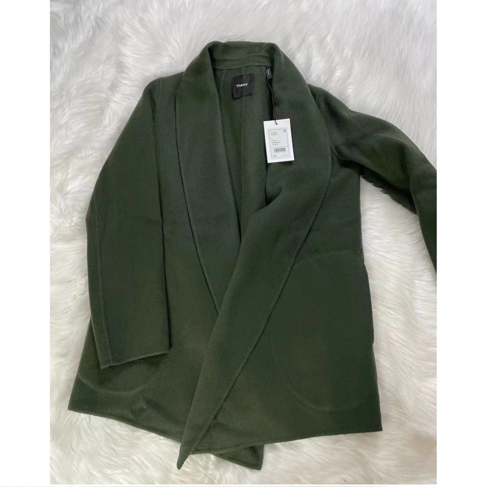Theory Shawl Sileena Wool Coat